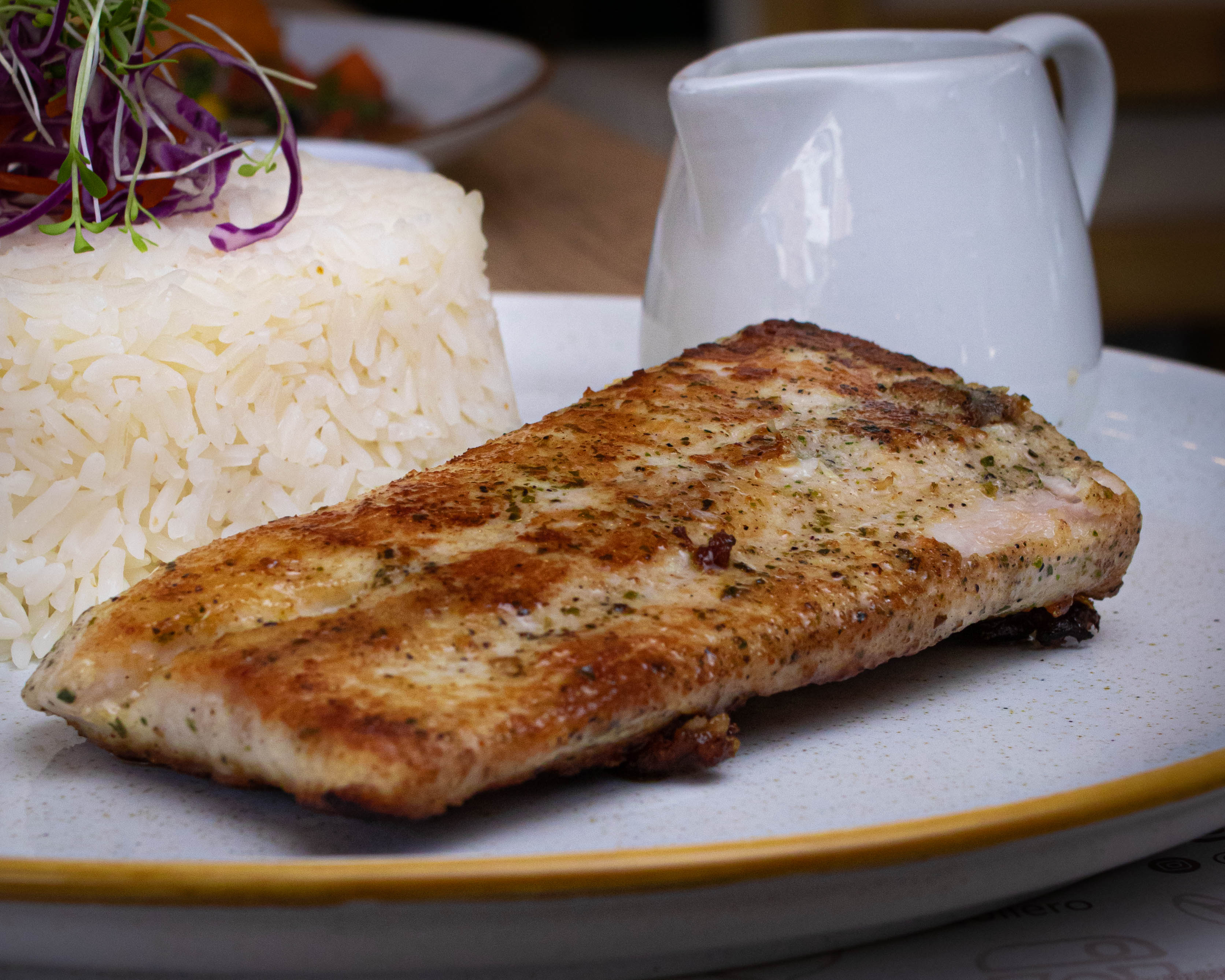 Filete de pescado a la plancha